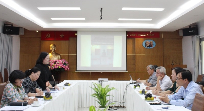 Các chuyên gia góp ý nội dung chỉnh lý, nâng cấp Khu Trưng bày hiện vật về Chủ tịch Hồ Chí Minh và gia đình trong khuôn viên Quê nội, thuộc Khu Di tích quốc gia đặc biệt Kim Liên
